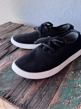 Allbirds Tree Skipper Black Boat Shoes Walking Lace Sneakers Men's Size 10